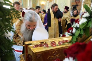 Встреча святых мощей святого равноапостольного князя Владимира и Всенощное бдение в храме в честь Покрова Пресвятой Богородицы г.Саратова