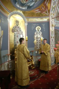 Божественная литургия в Свято-Троицком кафедральном соборе г.Саратова