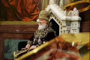 Божественная литургия в Храме Христа Спасителя г. Москвы в годовщину интронизации Патриарха Кирилла