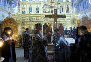 Пассия в Свято-Троицком кафедральном соборе г.Саратова
