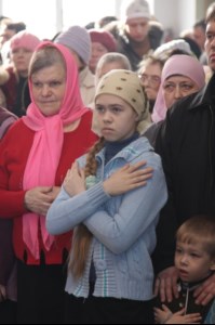 Божественная литургия в храме во имя Живоначальной Троицы Покровска (Энгельса)