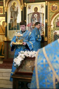 Всенощное бдение на Архиерейском подворье – храме в честь иконы Божией Матери «Утоли моя печали» г.Саратова