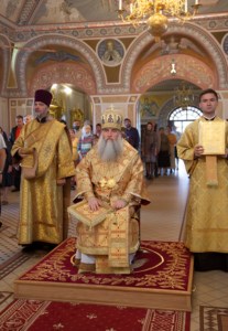 Божественная литургия в Свято-Троицком кафедральном соборе г.Саратова