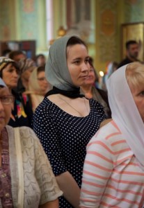 Всенощное бдение в храме в честь Покрова Пресвятой Богородицы г.Саратова