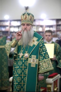 Божественная литургия на Архиерейском подворье — храме во имя преподобного Серафима Саровского г.Саратова
