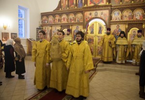 Божественная литургия в храме во имя святителя Николая Японского г. Саратова