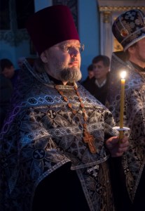 Утреня с чтением Великого канона преподобного Андрея Критского в храме в честь Сошествия Святого Духа г. Саратова