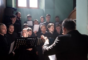 Утреня Великой Субботы с Чином погребения в храме в честь Сошествия Святого Духа г. Саратова
