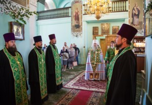Всенощное бдение в храме Сошествия Святого Духа г. Саратова