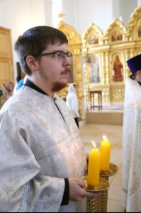 Всенощное бдение в храме в честь Казанской иконы Божией Матери г.Саратова