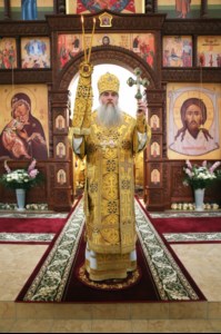 Божественная литургия в храме в честь Нерукотворного Образа Спасителя г. Саратова