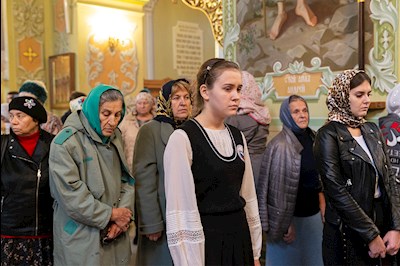 Всенощное бдение в Покровском храме г. Саратова