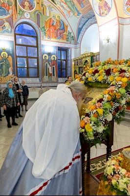 Всенощное бдение в Свято-Никольском мужском монастыре г. Саратова