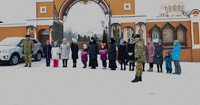 В Свято-Алексиевском монастыре прошла встреча с представителями Росгвардии