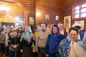 Божественная литургия в храме в честь Сретения Господня г.Саратова