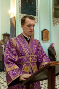 Литургия Преждеосвященных Даров в храме в честь Сошествия Святого Духа г. Саратова