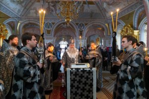 Пассия в Свято-Троицком кафедральном соборе г. Саратова
