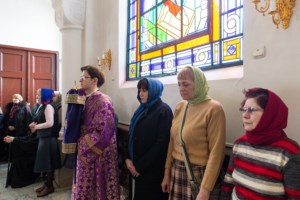 Литургия Преждеосвященных Даров в храме в честь иконы Божией Матери «Утоли моя печали» г. Саратова