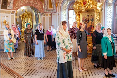 Всенощное бдение в Свято-Троицком кафедральном соборе г. Саратова