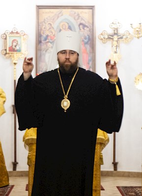 Митрополит Игнатий совершил всенощное бдение в храме Нерукотворного Образа Спасителя г. Саратова