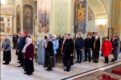 Всенощное бдение в храме Покрова Пресвятой Богородицы г. Саратова