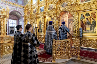 Пассия в Свято-Троицком кафедральном соборе г. Саратова