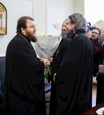 Митрополит Игнатий принимает поздравления с Днем рождения