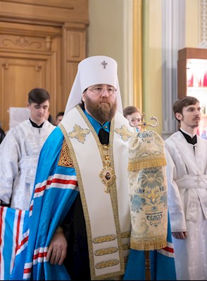 Всенощное бдение в Покровском соборе г. Саратова