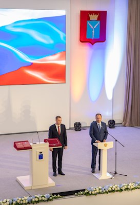 Митрополит Игнатий принял участие в церемонии вступления в должность губернатора Саратовской области