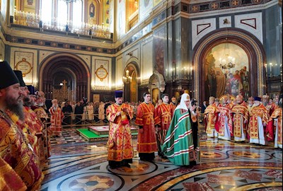 Митрополит Игнатий принял участие в Божественной литургии и торжествах в день тезоименитства Святейшего Патриарха Кирилла