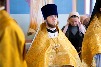Митрополит Игнатий совершил Божественную литургию в Свято-Никольском мужском монастыре г. Саратова