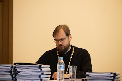 Митрополит Игнатий принял участие в защите выпускных квалификационных работ магистров в СПДС
