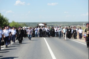 Крестный ход из Хотьково в Сергиев Посад