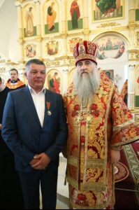 Чин Великого освящения и Божественная литургия в храме в честь Владимирской иконы Божией Матери Владимирского женского монастыря г. Вольска