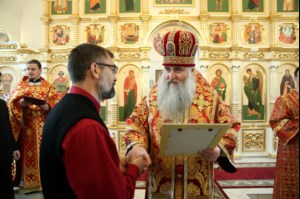 Чин Великого освящения и Божественная литургия в храме в честь Владимирской иконы Божией Матери Владимирского женского монастыря г. Вольска