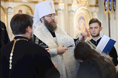Митрополит Игнатий совершил иноческий постриг во Владимирском женском монастыре г. Вольска