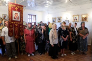 Чин Великого освящения и Божественная литургия в храме святого пророка Илии в селе Липовка Базарно-Карабулакского района