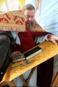 Божественная литургия в храме во имя мучениц Веры, Надежды, Любови и матери их Софии поселка Светлый Татищевского района