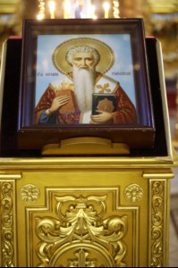 Божественная литургия в Свято-Троицком кафедральном соборе г. Саратова