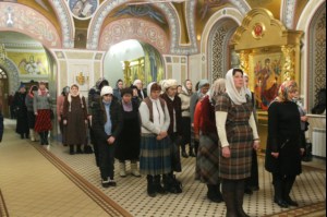 Всенощное бдение в Свято-Троицком кафедральном соборе Саратова