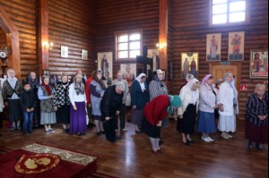 Божественная литургия в храме в честь Сретения Господня г. Саратова