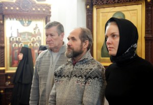 Божественная литургия в Свято-Иоанновском женском монастыре села Алексеевка Хвалынского района