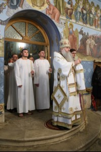 Крещальная литургия в Свято-Троицком кафедральном соборе г. Саратова