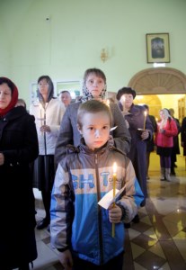 Пассия в Свято-Никольском храме г. Ртищево