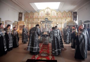 Пассия в храме в честь Рождества Христова г.Вольска