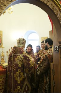 Великое освящение храма святых мучеников Адриана и Наталии г. Саратова и Божественная литургия в новоосвященном храме