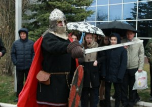 Строящийся храм Александра Невского и музей боевой и трудовой славы провели праздник в честь 775-летия победы на Чудском озере