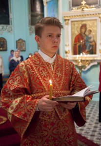 Всенощное бдение в храме в честь Сошествия Святого Духа г.Саратова