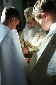 Божественная литургия в Свято-Алексиевском женском монастыре г.Саратова
