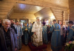 Божественная литургия в храме в честь Рождества Пресвятой Богородицы г.Саратова